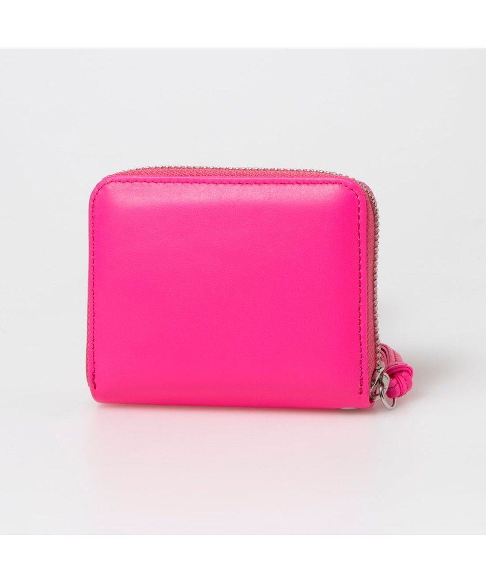 UNBILLION ペルケ perche / 蛍光レザーストラップ付き・ジャバラカードウォレット 