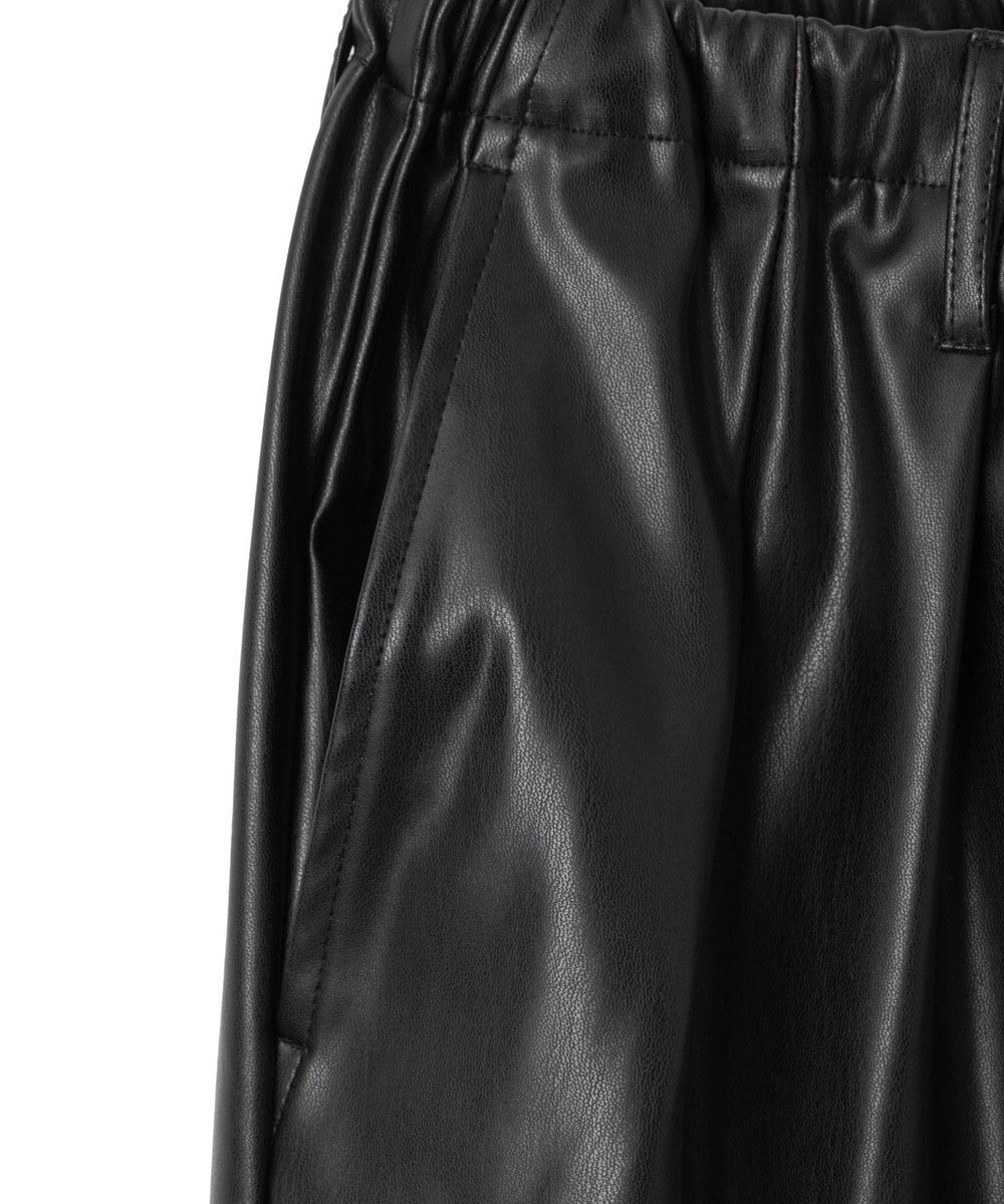 WEGO 【ユニセックス着用ITEM】合皮イージータックパンツ 