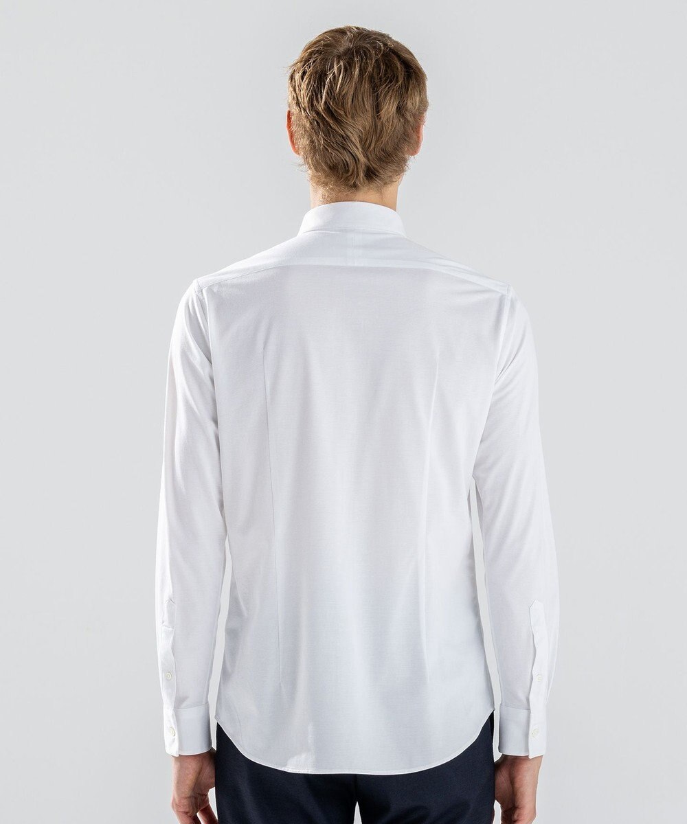 JOSEPH HOMME 【ストレッチ】ハイゲージコットンジャージー 　長袖レギュラーカラーシャツ 