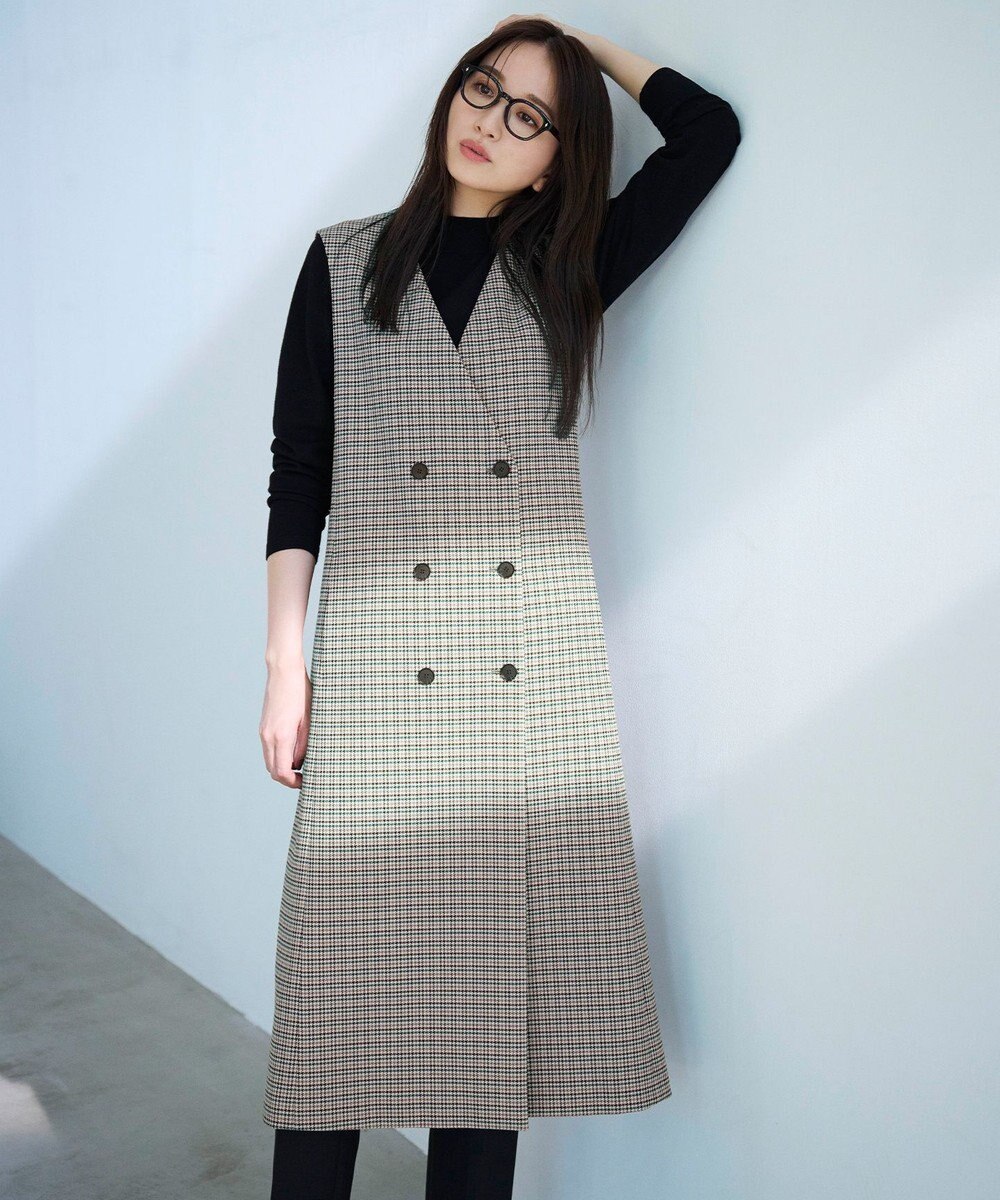 自由区 L 【セットアップ対応・洗える】ハニカムクロステーパード パンツ 