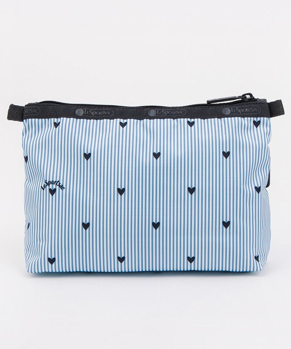 LeSportsac COSMETIC CLUTCH/フレッシュブラックハーツ 