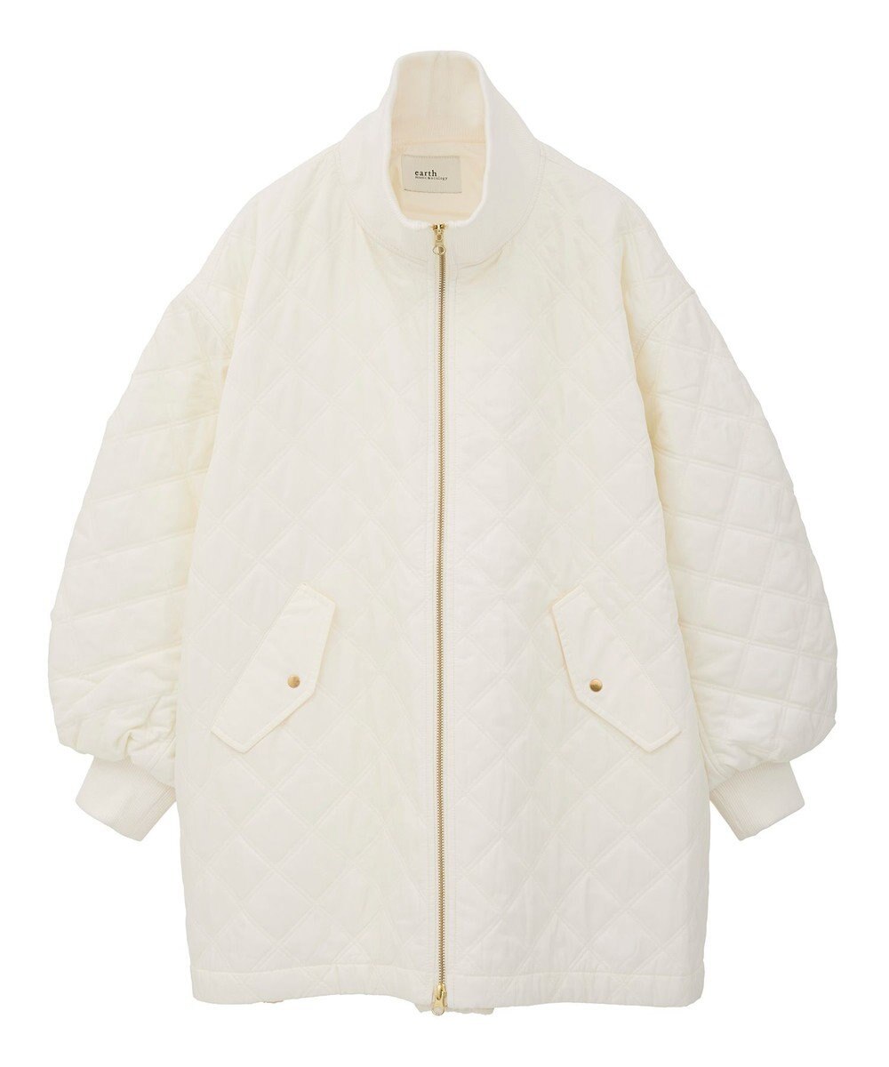 earth music&ecology キルティングバルーンコート 