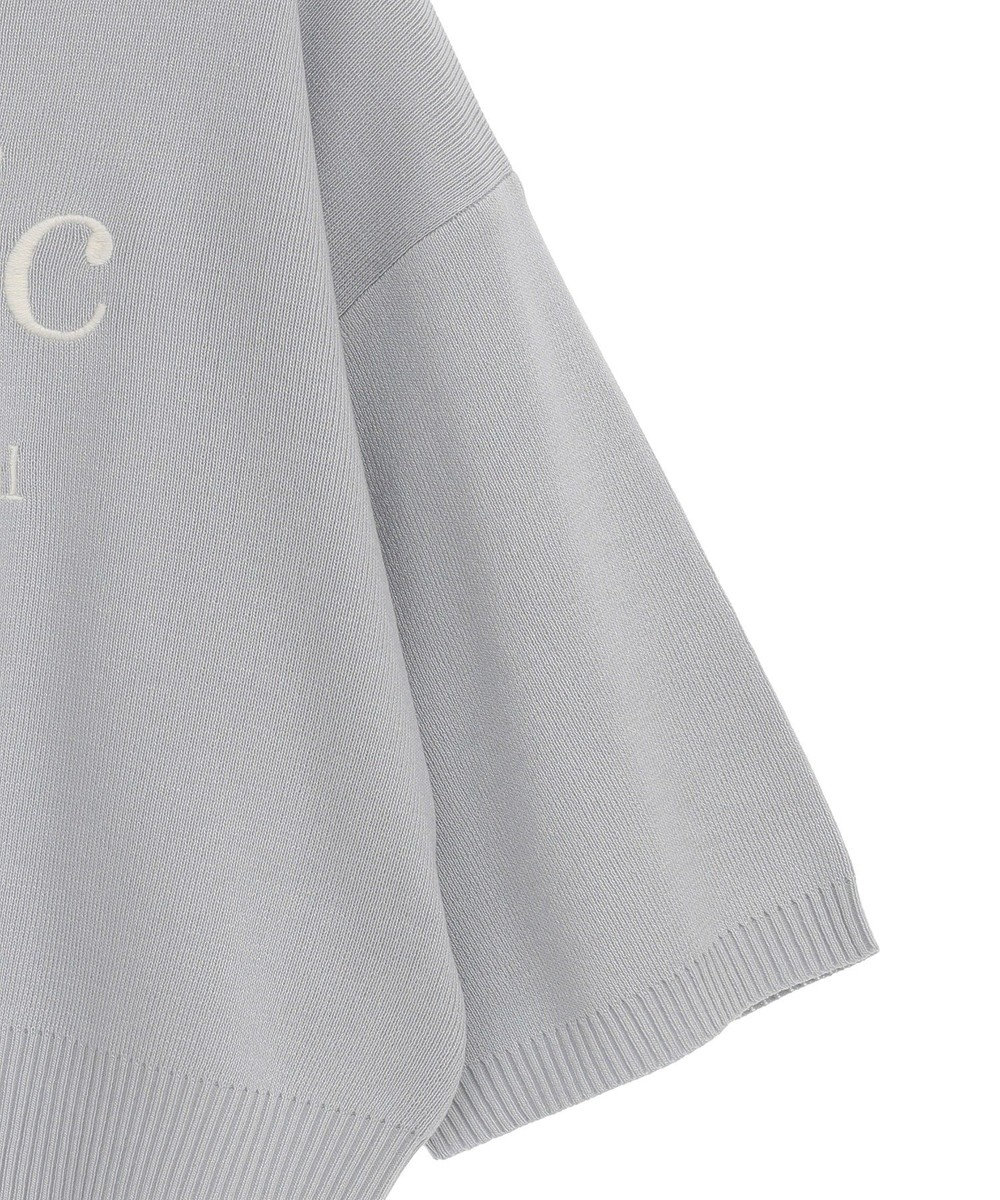 Green Parks ・ＥＬＥＮＣＡＲＥ　ＤＵＥ　ロゴ刺繍６分袖ニット 