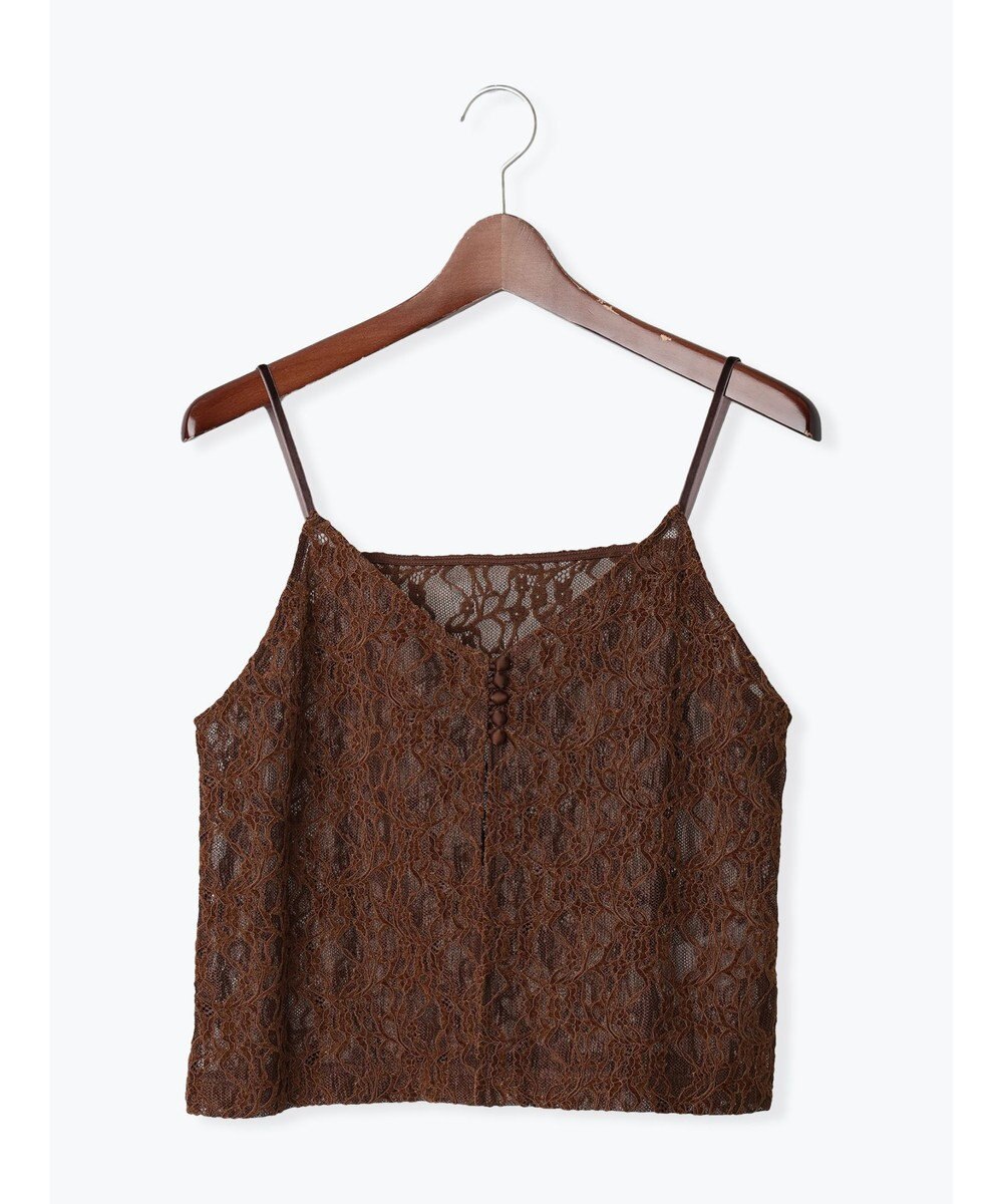 Te chichi 起毛レース前後2WAYキャミブラウス 