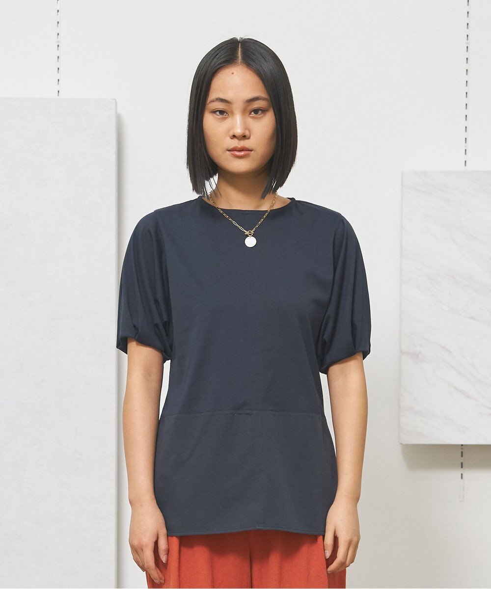 J.PRESS YORK STREET 【WOMEN】ファブリックヘムジャージ プルオーバー 