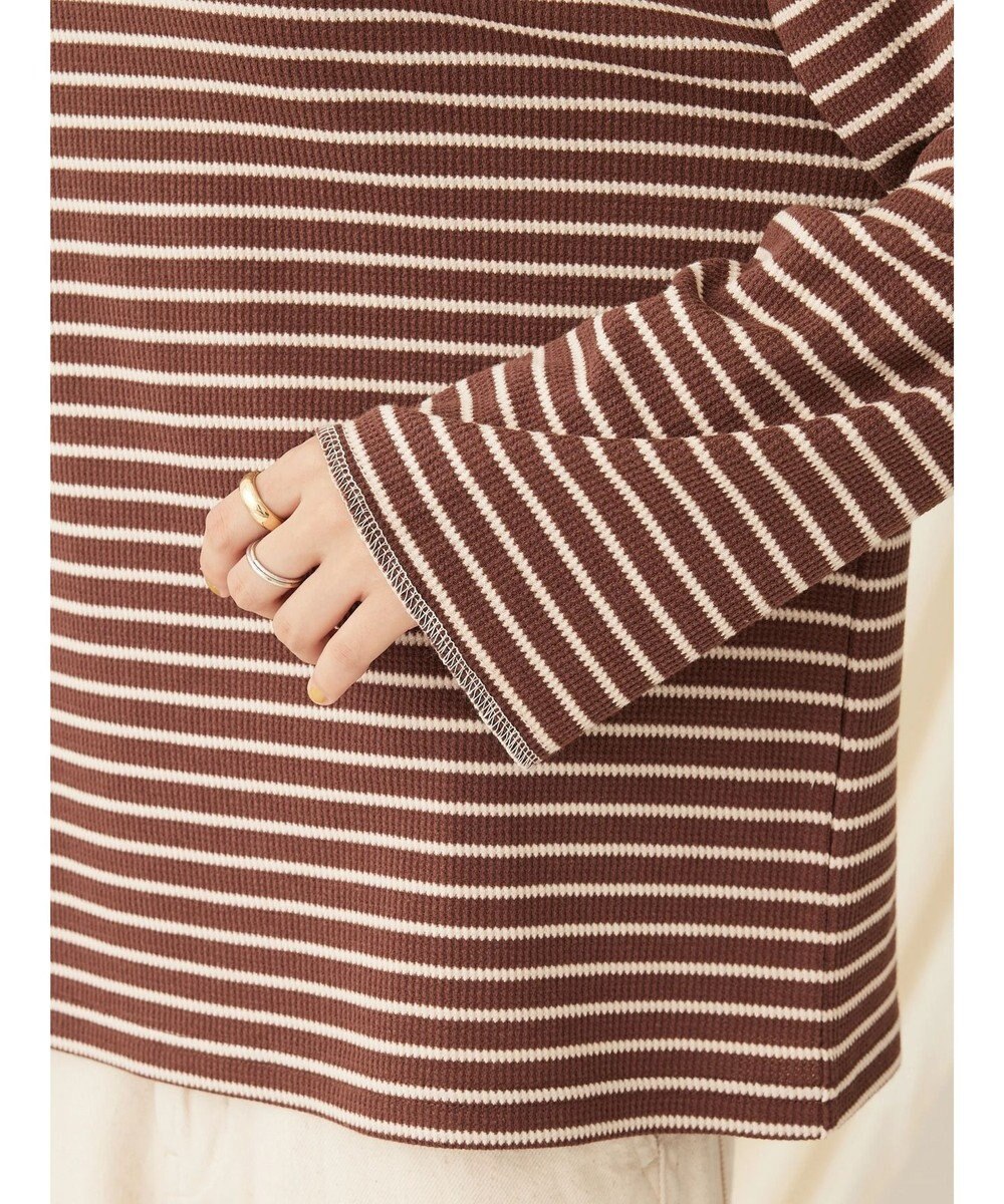 CRAFT STANDARD BOUTIQUE ボーダーワッフルプルオーバー 