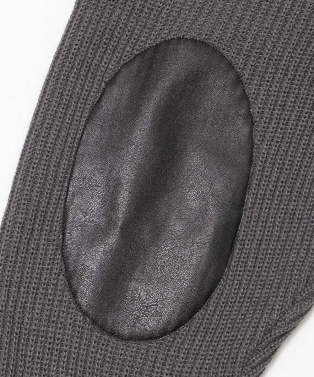 WEGO エルボーパッチVネックプルオーバー 