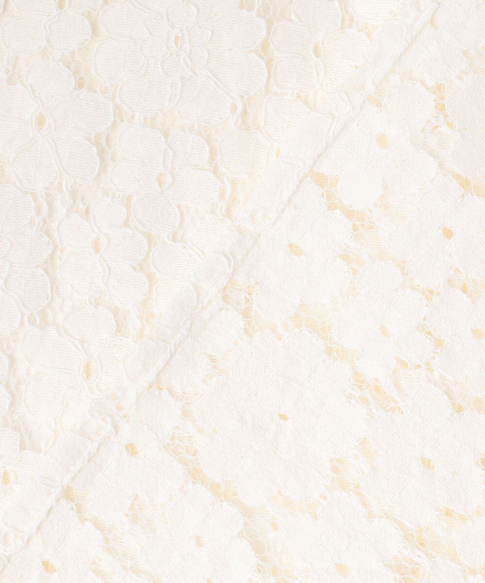 組曲 【先行予約・WEB限定】フラワーラッセルレースシャツライク ブラウス 