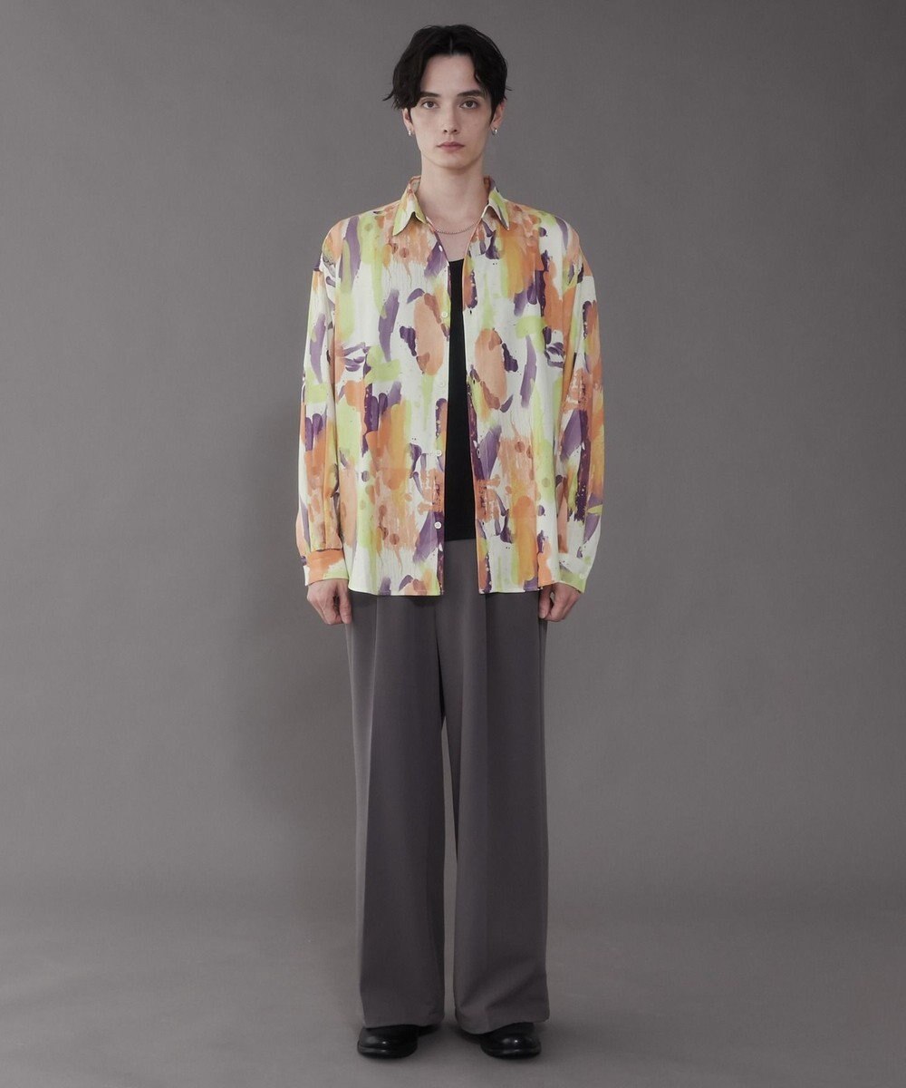 WEGO アムンゼンパターンBIGシャツ（LS） 