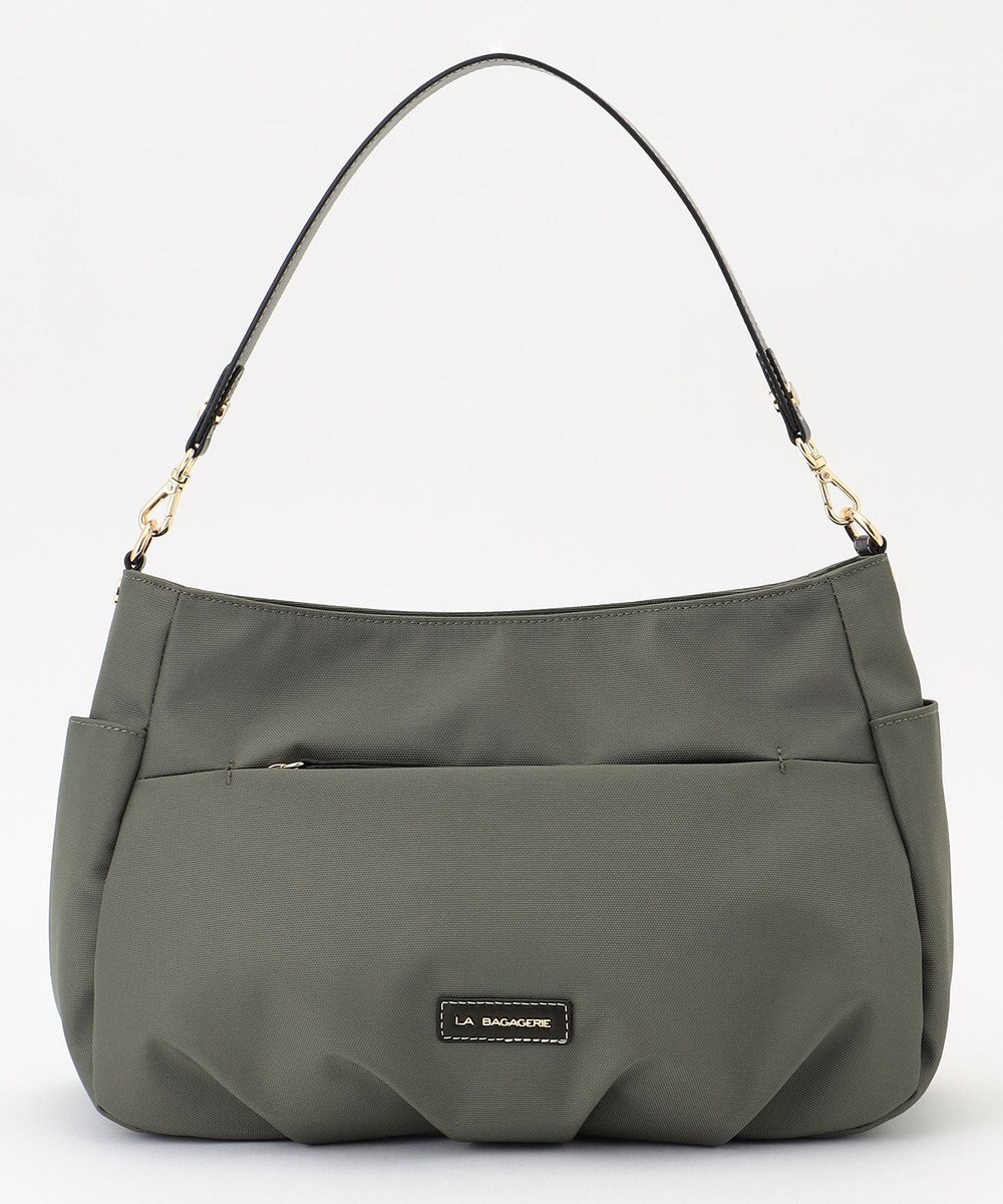 LA BAGAGERIE ポリエステルキャンバス　タックショルダー 