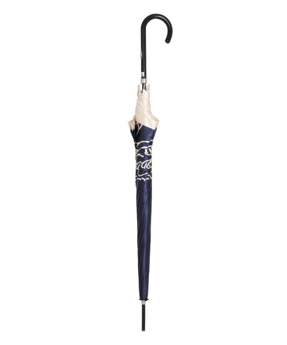 MOONBAT LANVIN COLLECTION 長傘 ローズ サテンプリント ジャンプ 耐風 