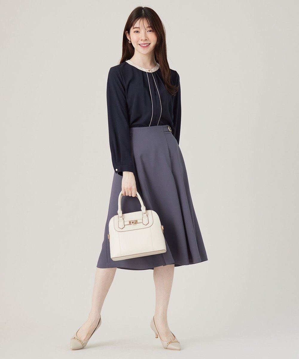 ANY SIS S 【洗える】フロントタック ブラウス 