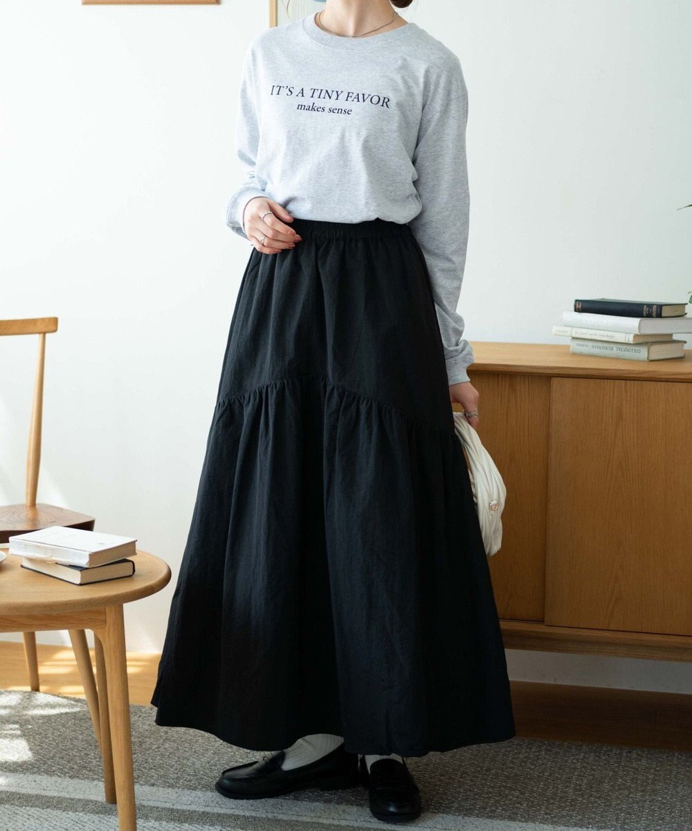 WEGO 【WEB限定】クルーネックプリントロンT 