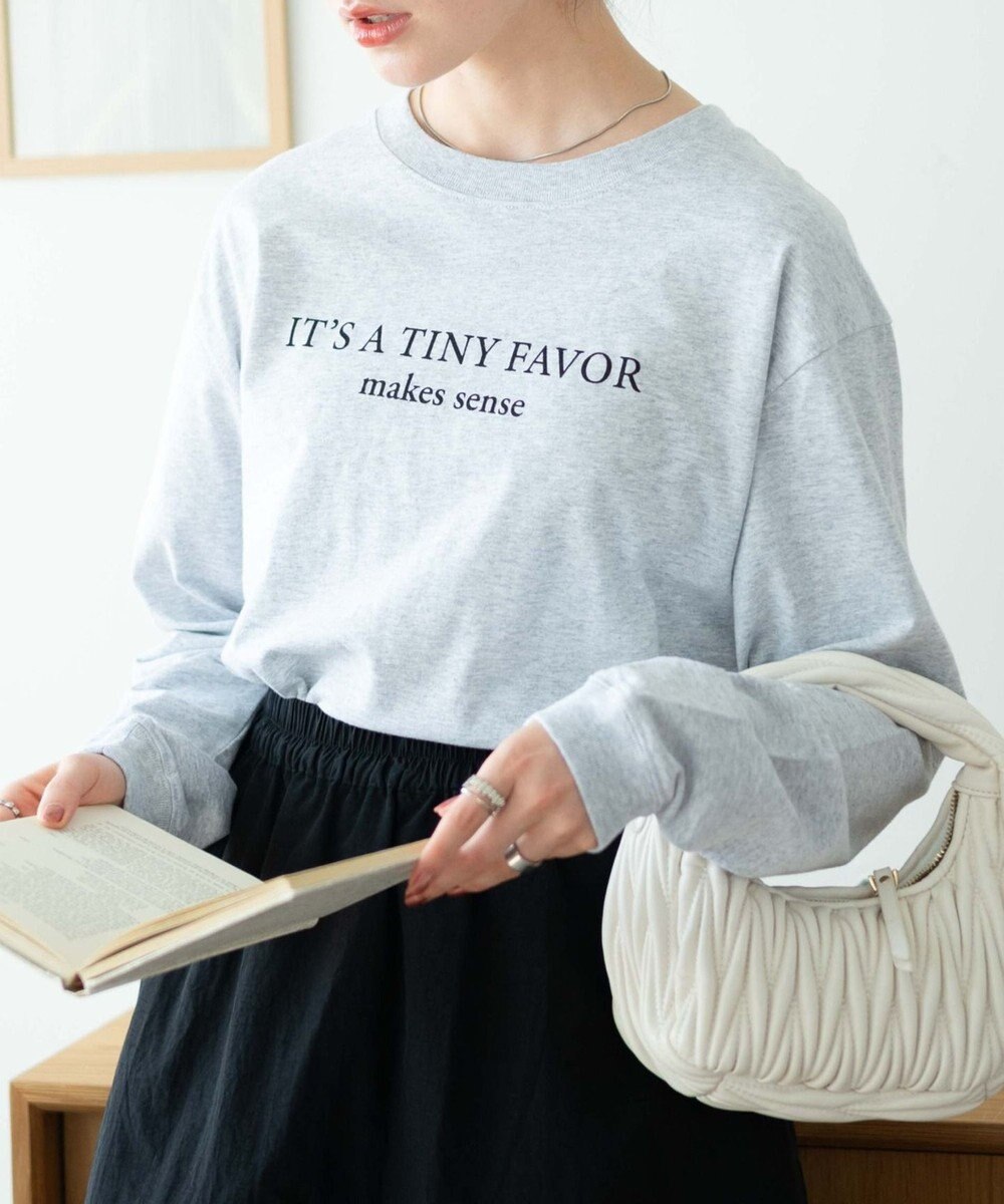 WEGO 【WEB限定】クルーネックプリントロンT 