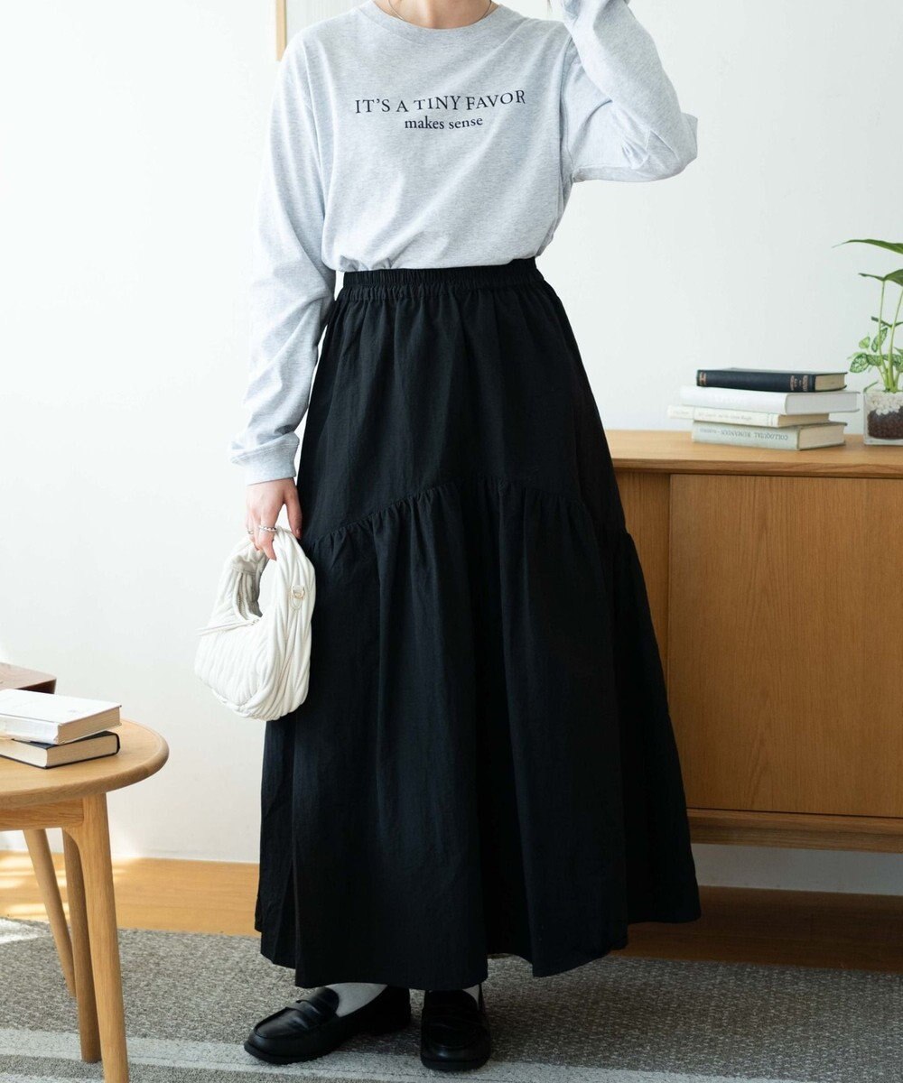 WEGO 【WEB限定】クルーネックプリントロンT 