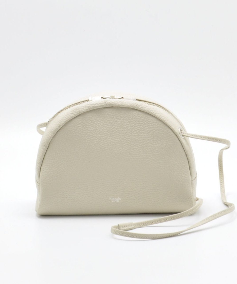 blancle シュリンクレザー ハーフサークルショルダー 