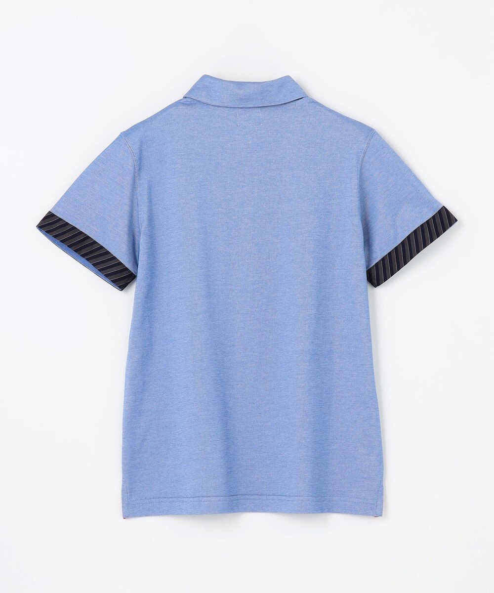 J.PRESS KIDS 【140-170㎝】COOLMAX レジメン ポロシャツ 