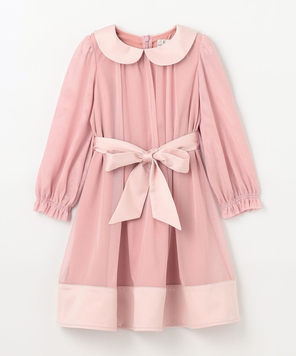 組曲 KIDS 【110-140㎝】チュールフレア ドレス 