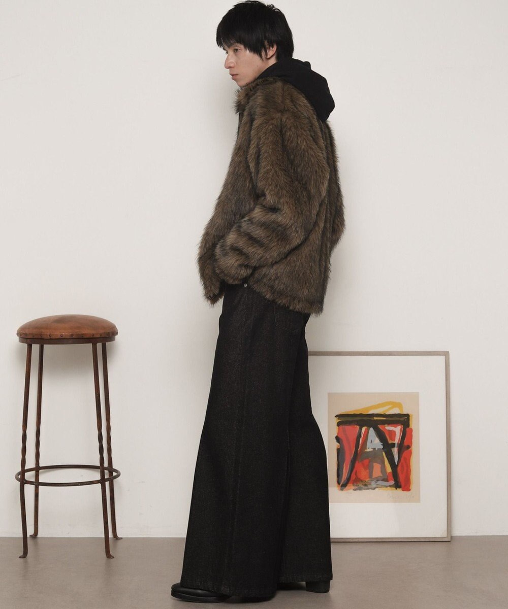 WEGO フェイクファーZIPブルゾン 