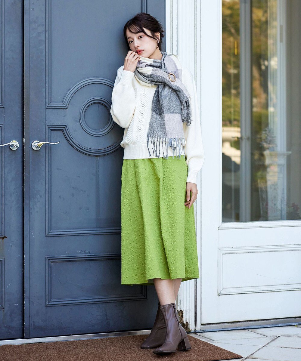 Tiaclasse マットメタルモチーフブローチ 