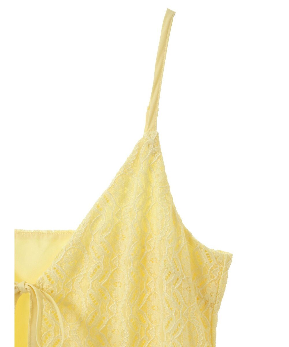 earth music&ecology フラワーレースキャミワンピース 