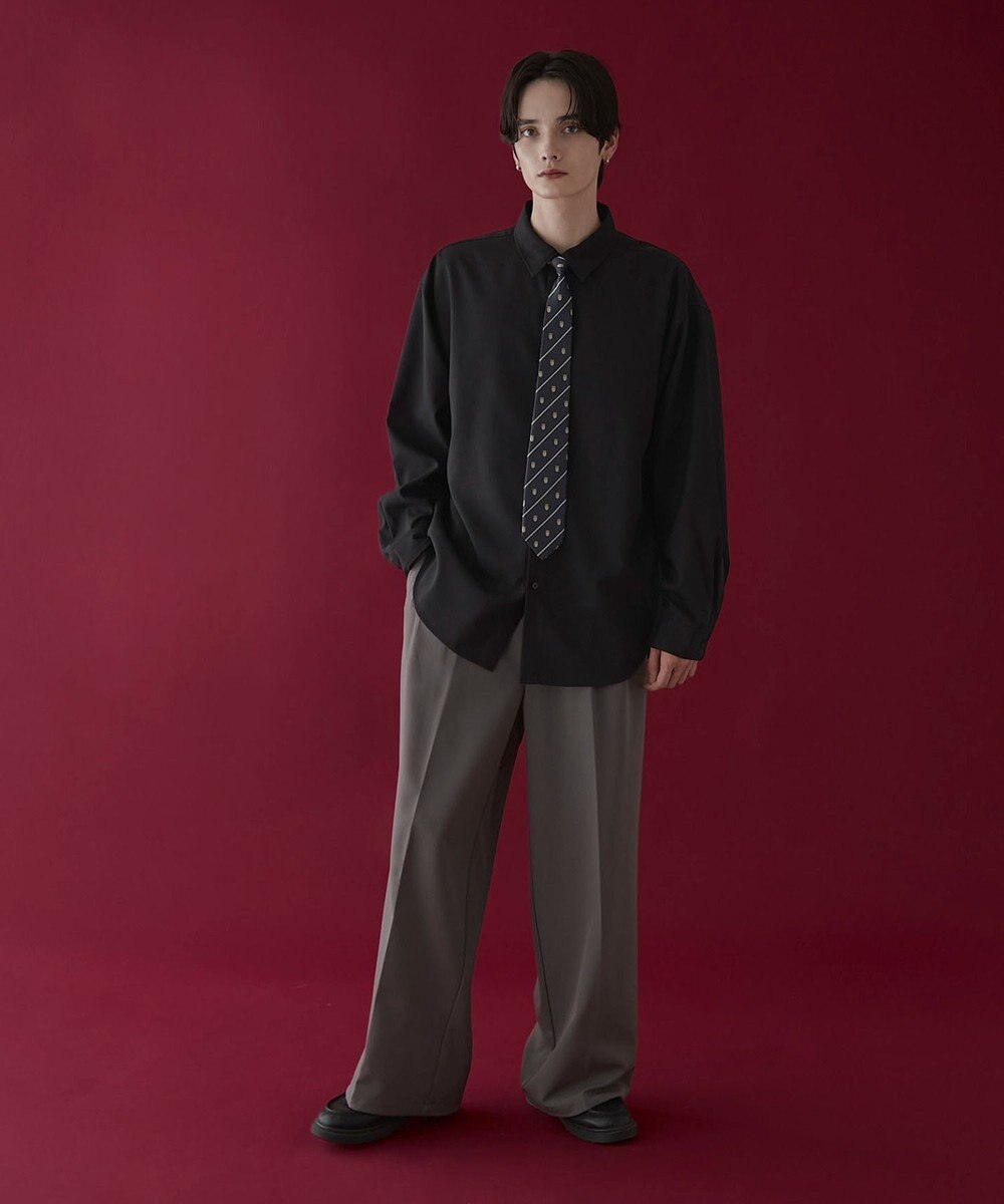 WEGO タイ付きシャツ(LS) 