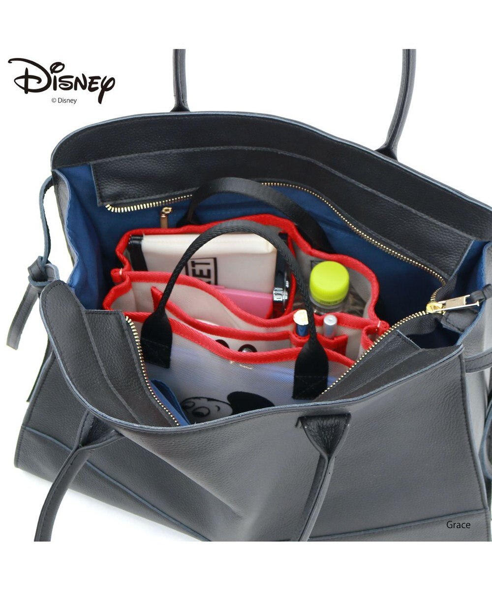 UNBILLION カシュカシュ cachecache / 【Disney】フェイスアートバッグインバッグ 