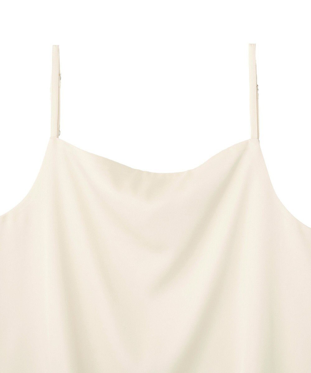 YECCA VECCA ボートネックサテンキャミ 