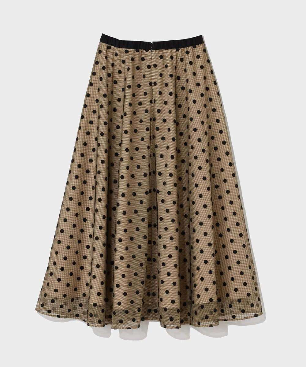 GRACE CONTINENTAL ドットembチュールスカート 