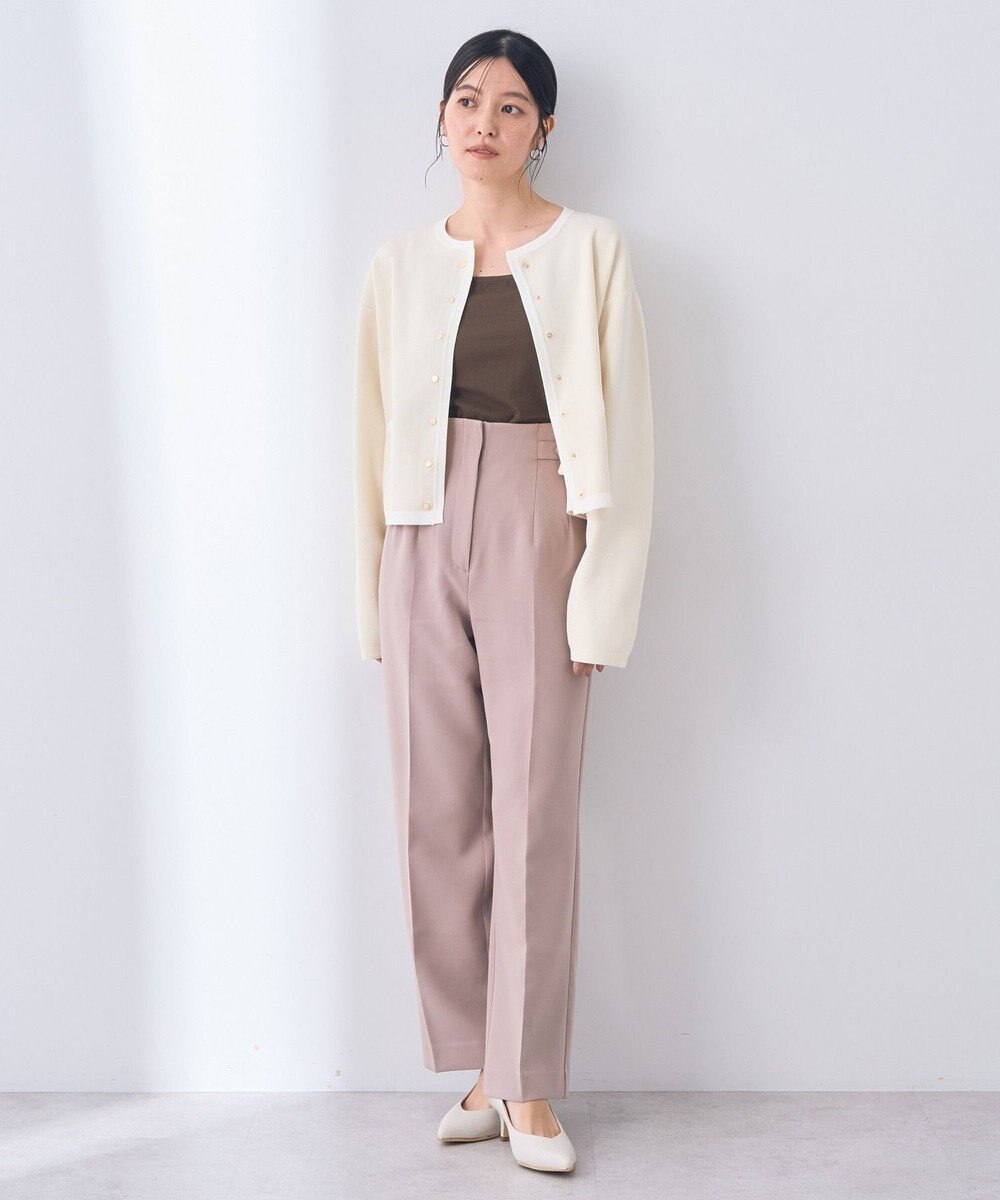 YECCA VECCA 2wayスクエアリブタンクトップ 