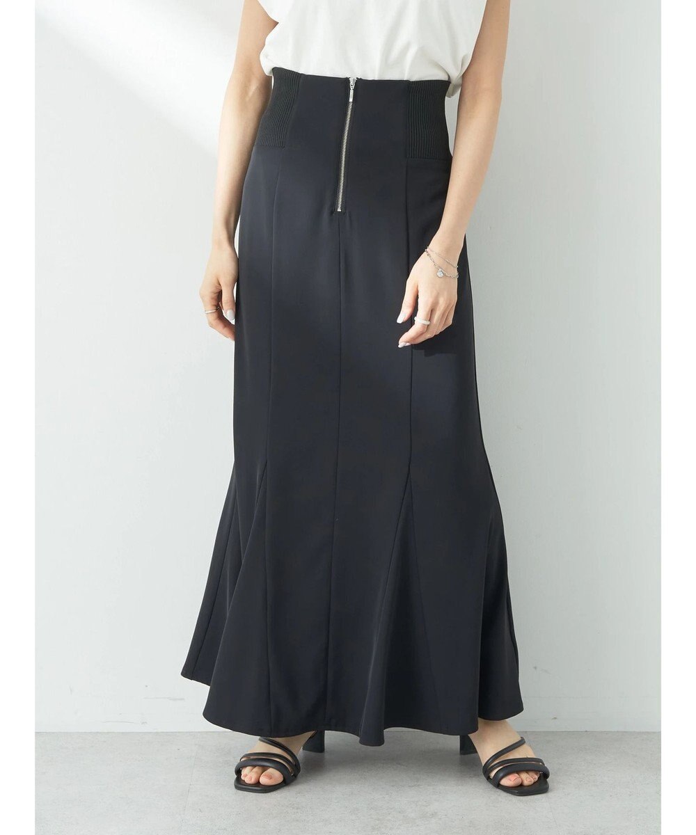 earth music&ecology バックレースサイドリブマーメイドスカート 