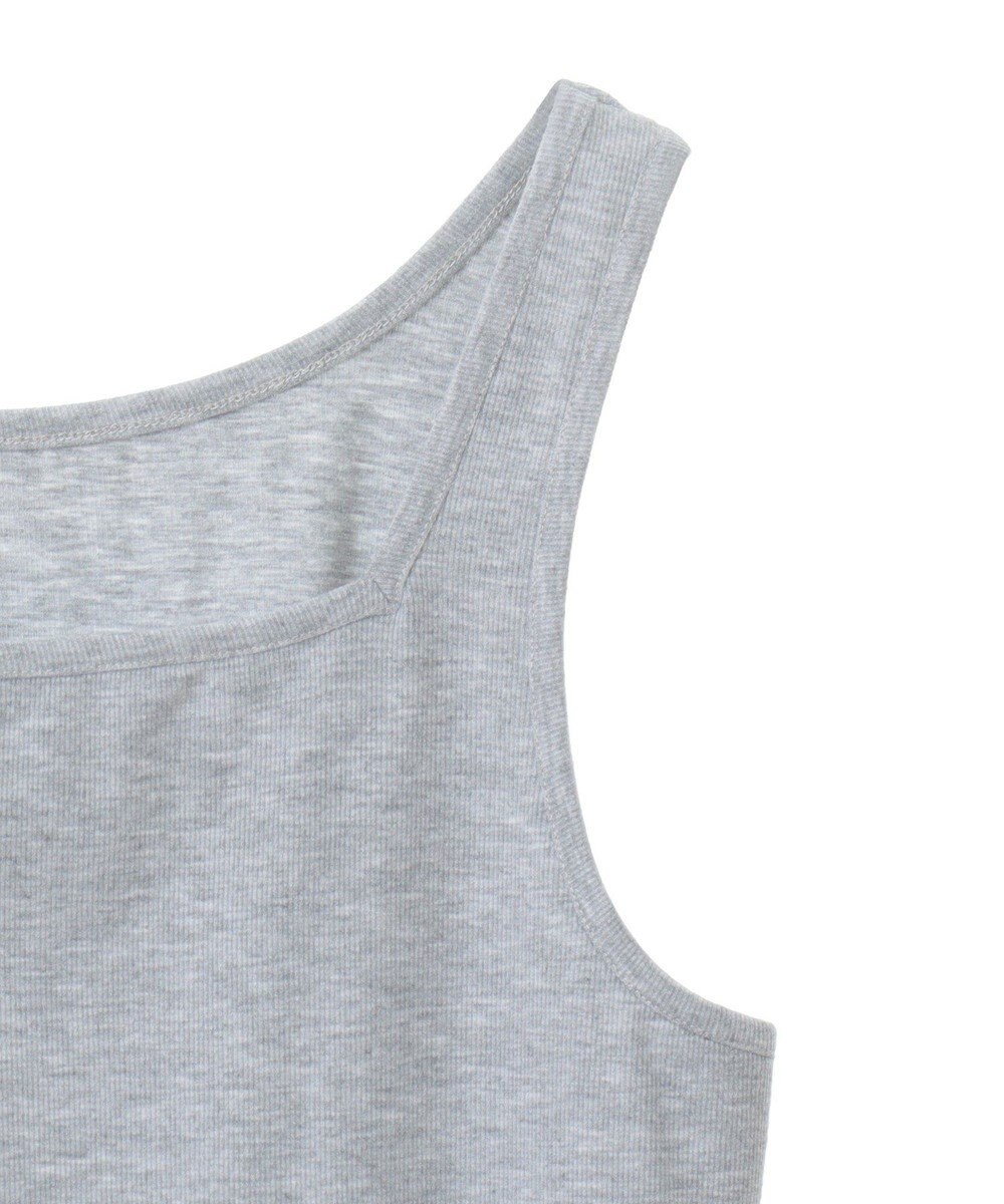 YECCA VECCA 2wayスクエアリブタンクトップ 