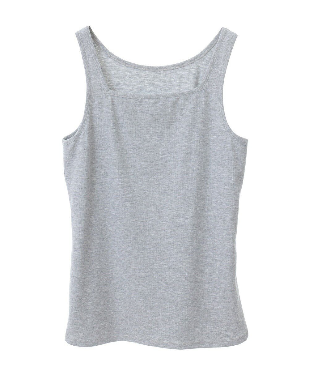 YECCA VECCA 2wayスクエアリブタンクトップ 