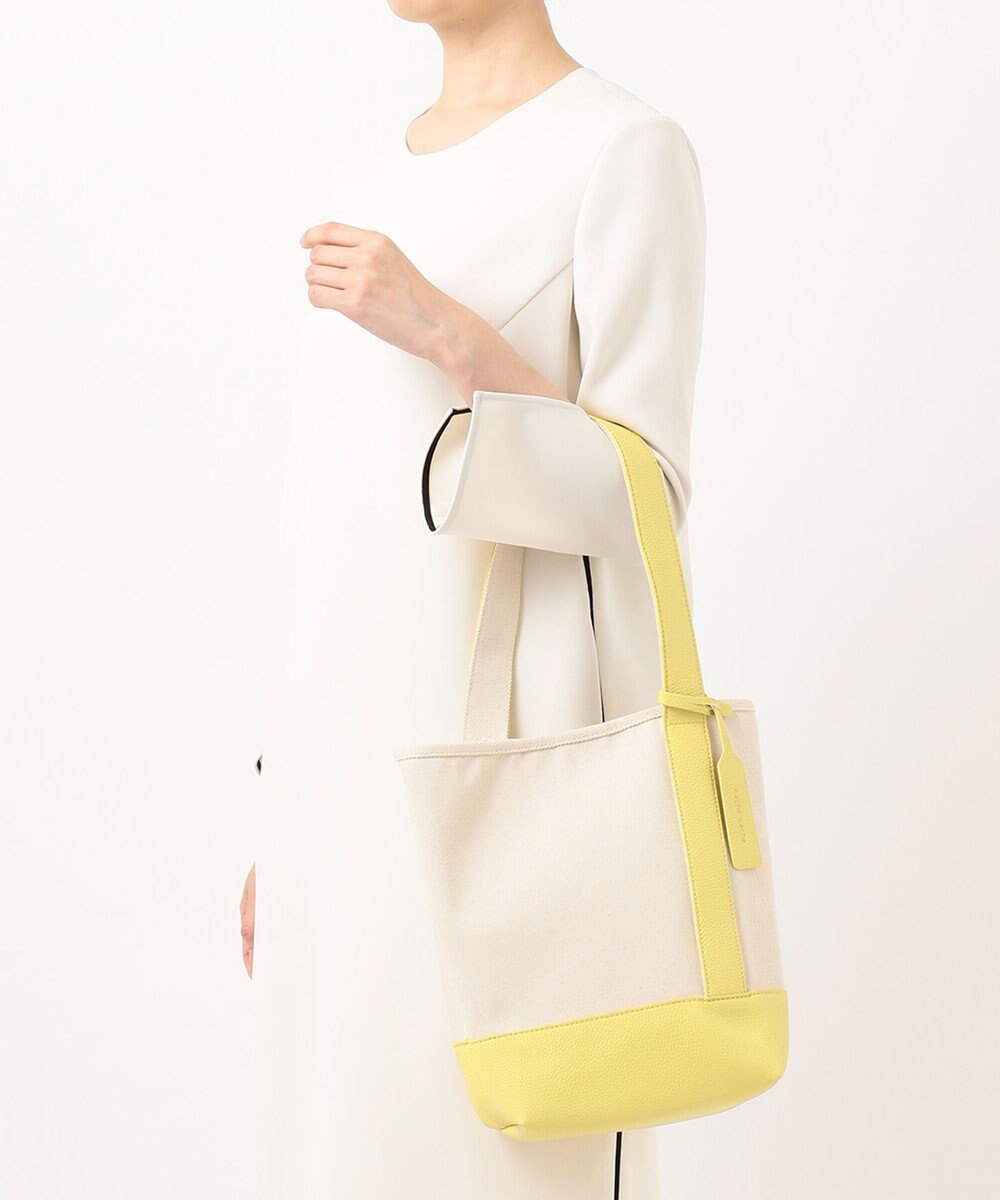 UNBILLION cachecache ワンハンドルバケツ型パーテーショントートバッグ 