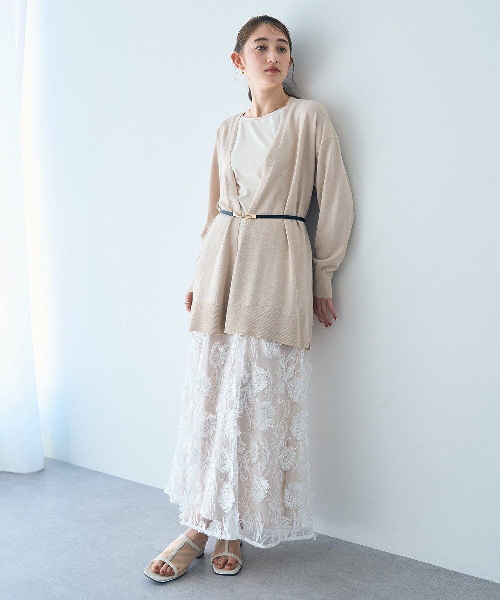 YECCA VECCA 2wayスクエアリブタンクトップ 