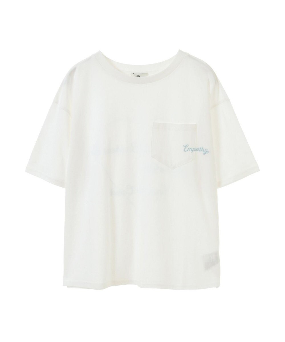 earth music&ecology ポケット刺繍Ｔシャツ 
