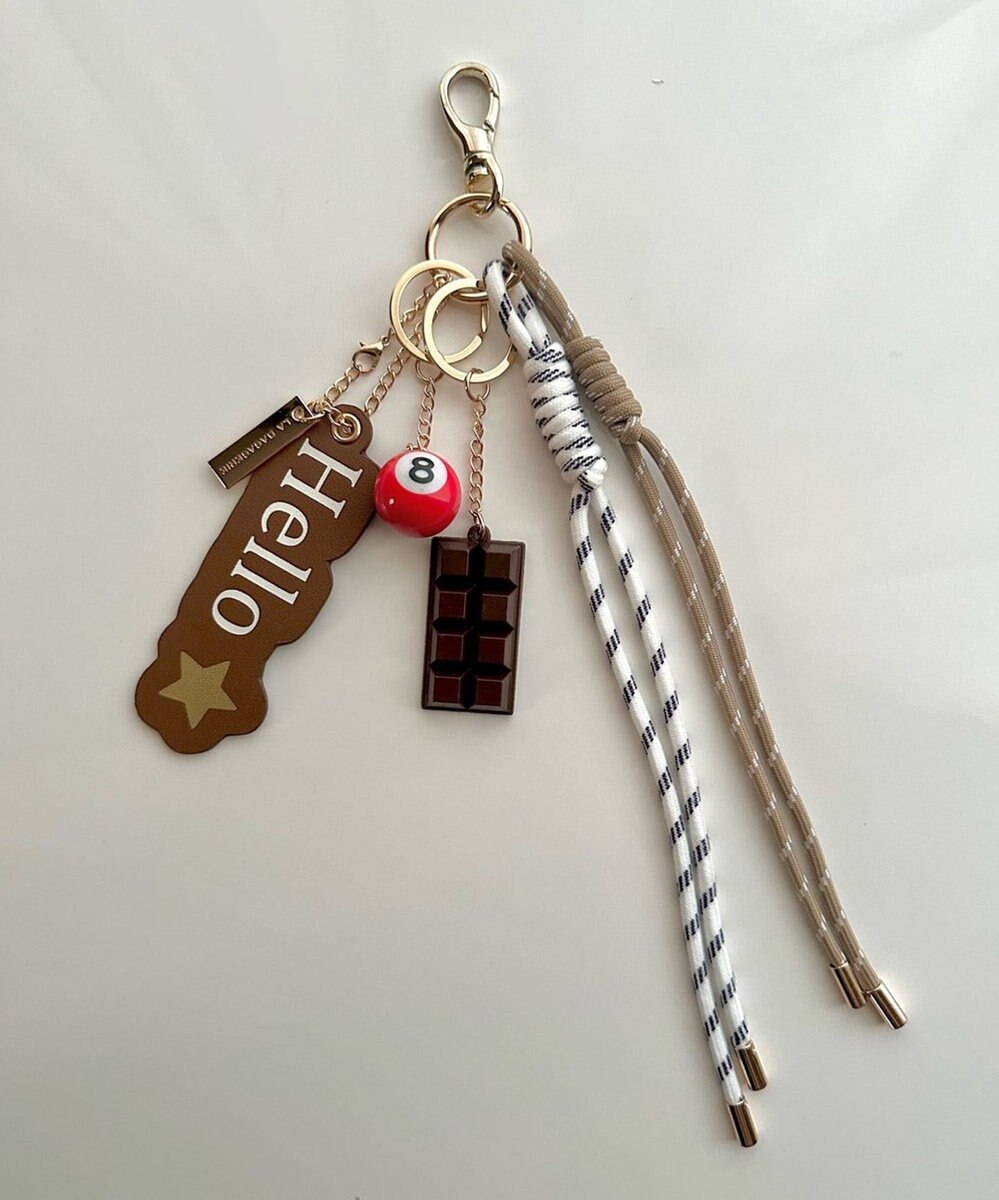 LA BAGAGERIE 【インスタグラマー Chiyoさん×LA BAGAGERIE】バッグチャーム 