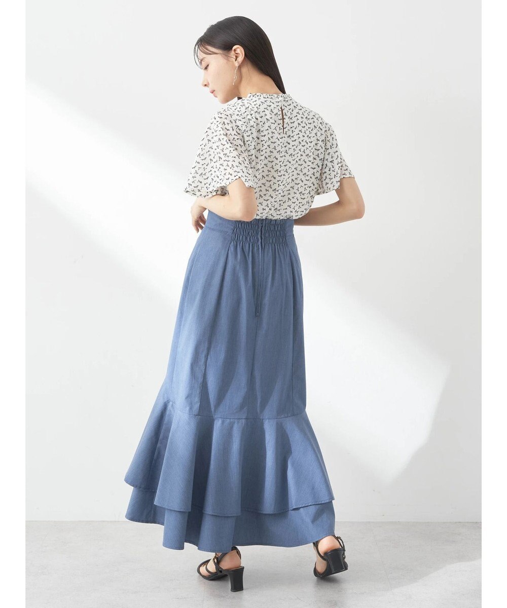 earth music&ecology チューリップヘムティアードスカート 