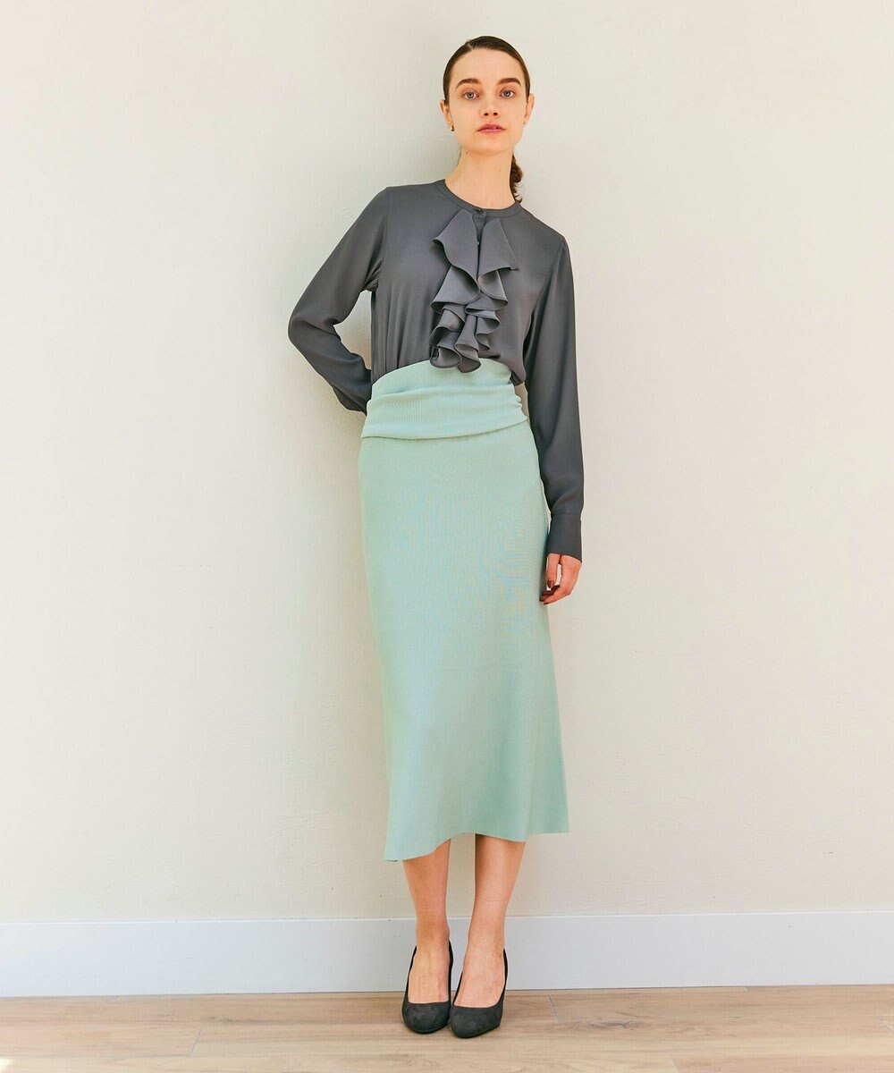 BEIGE， 【WEB限定】MAKALU / フリルブラウス 