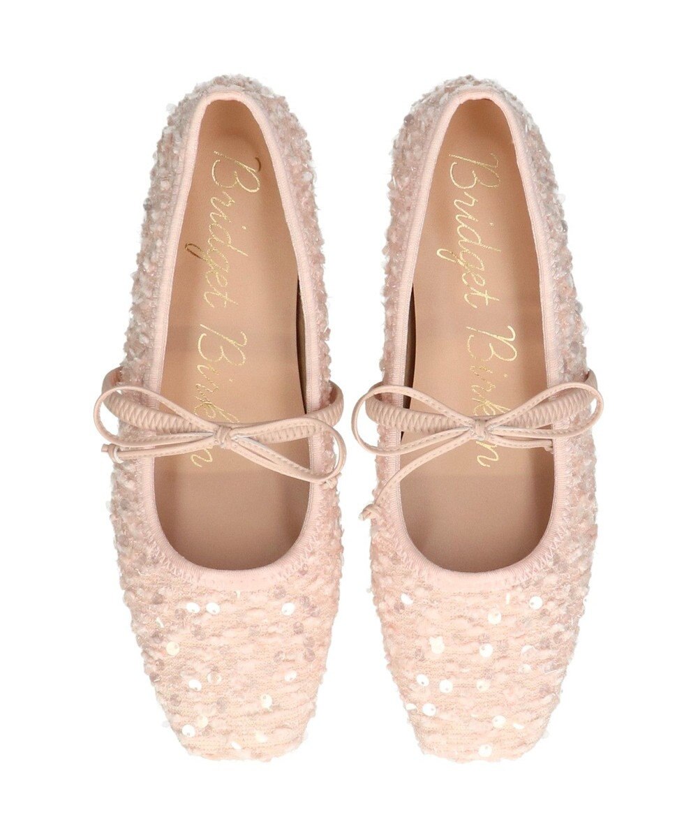 Bridget Birkin 【Bridget Birkin】ツイードスパンコールリボンパンプス 