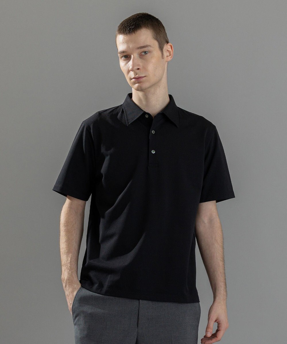 JOSEPH HOMME 新素材【ビジネスに使える】クリアコットンカノコ　ポロシャツ 