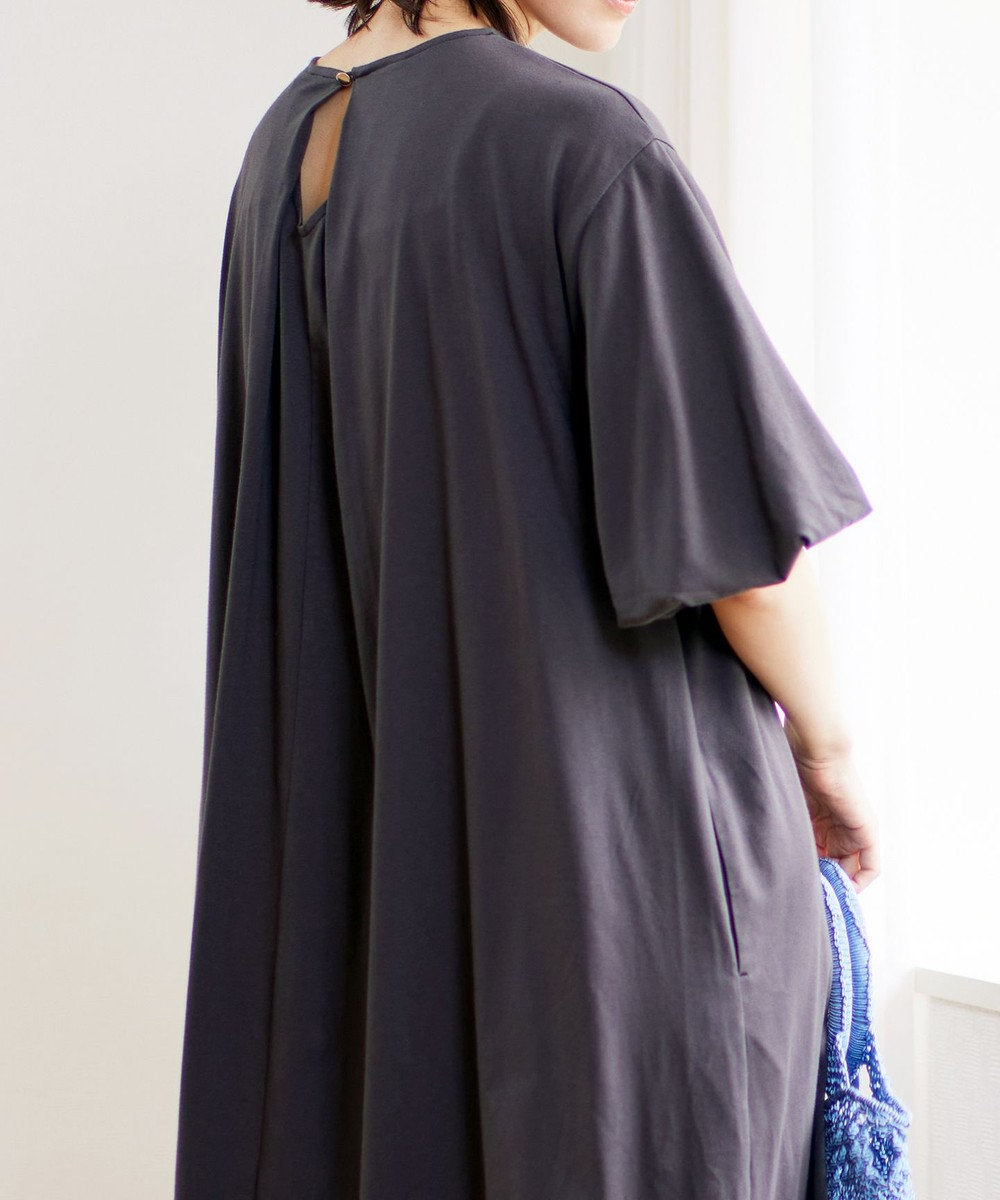 UNFILO 【吸水速乾/マシンウォッシャブル】CVC天竺 ワンピース 