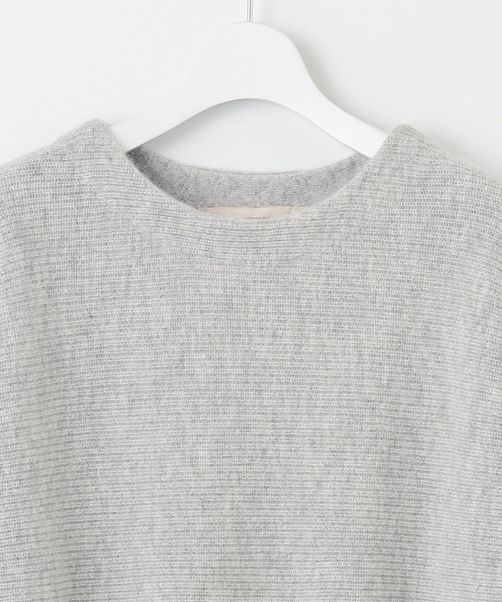 自由区 L 【洗える】シャイニールレックス ドルマンスリーブニット 