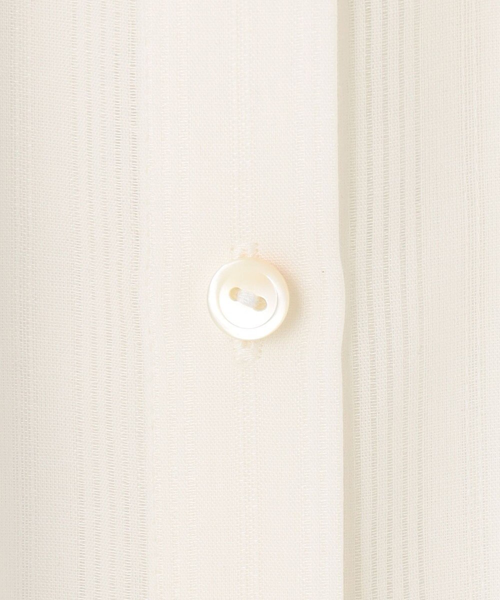 23区 S 【洗える】シアーストライプ ノースリーブ ブラウス 