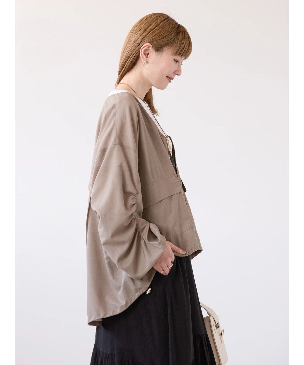 AMERICAN HOLIC イージーケア＋接触冷感　シアーブルゾン 