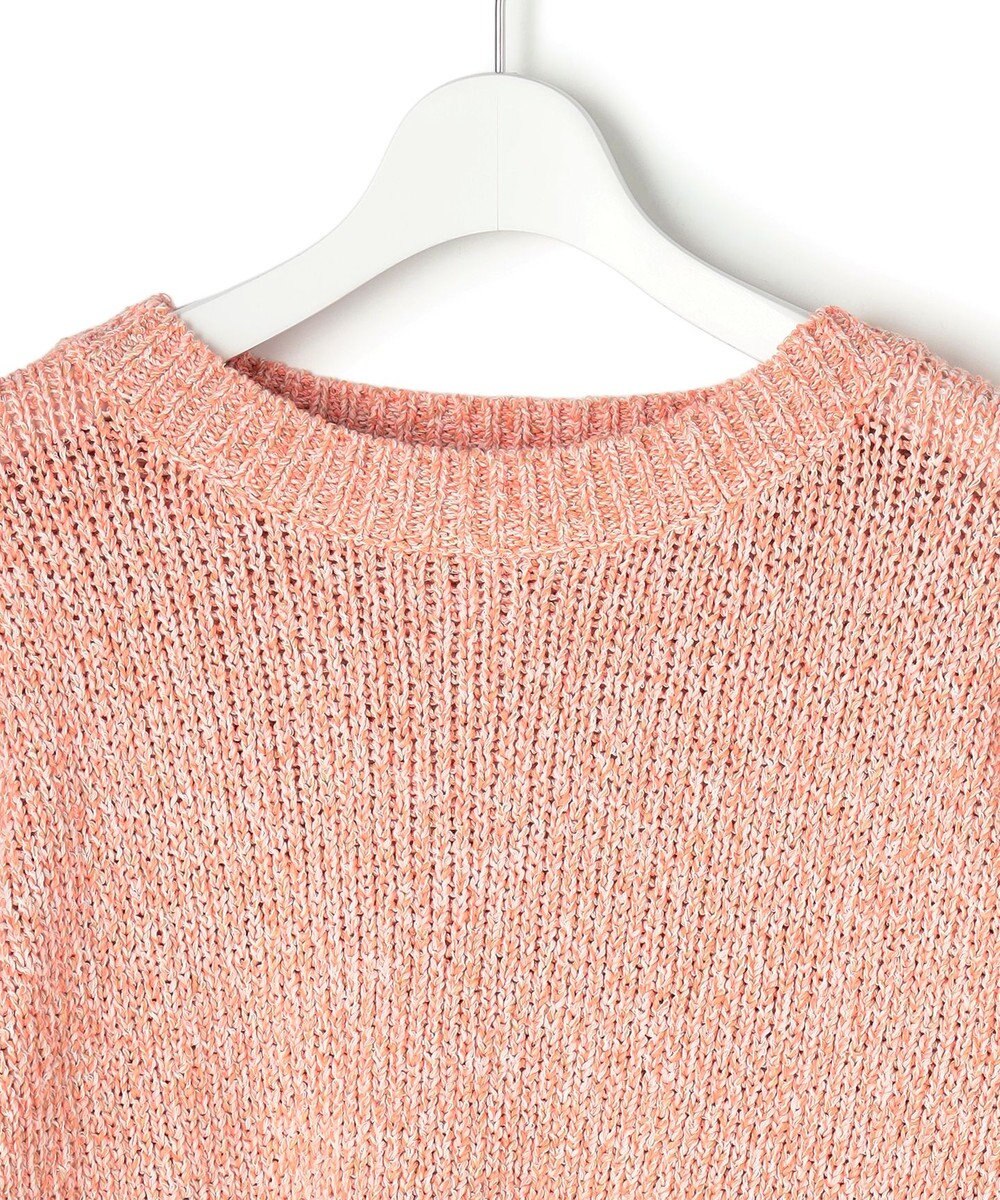 23区 L 【先行予約】コットンコードミックス クロップド ニット 