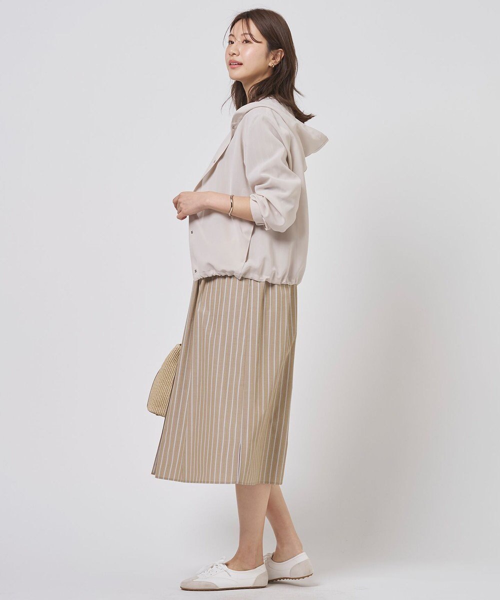 J.PRESS LADIES S RELAXION Sheer ボイル フーデッド ジャケット 