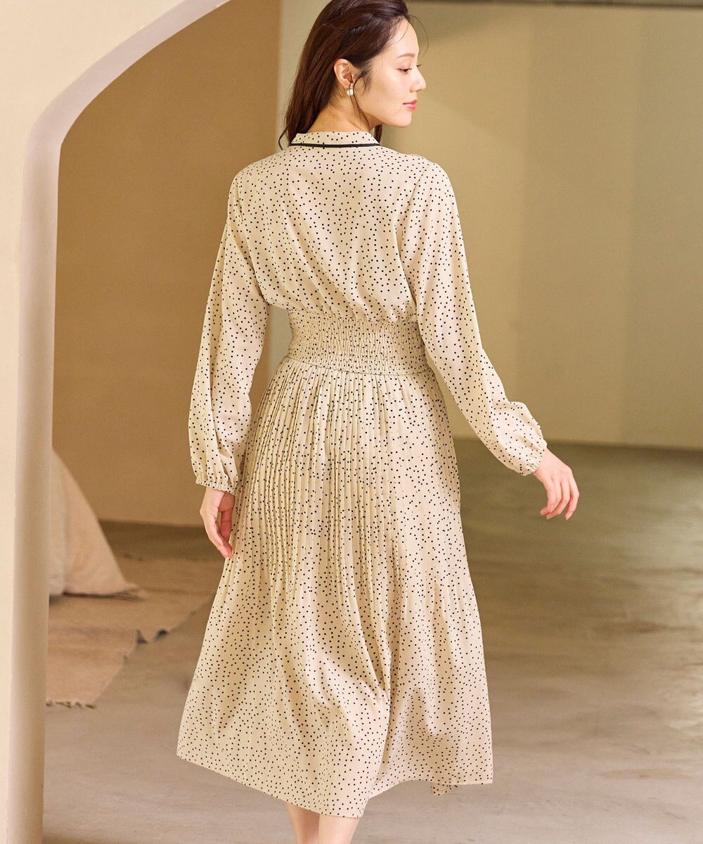 Feroux ウエストシャーリングラッフル ワンピース 