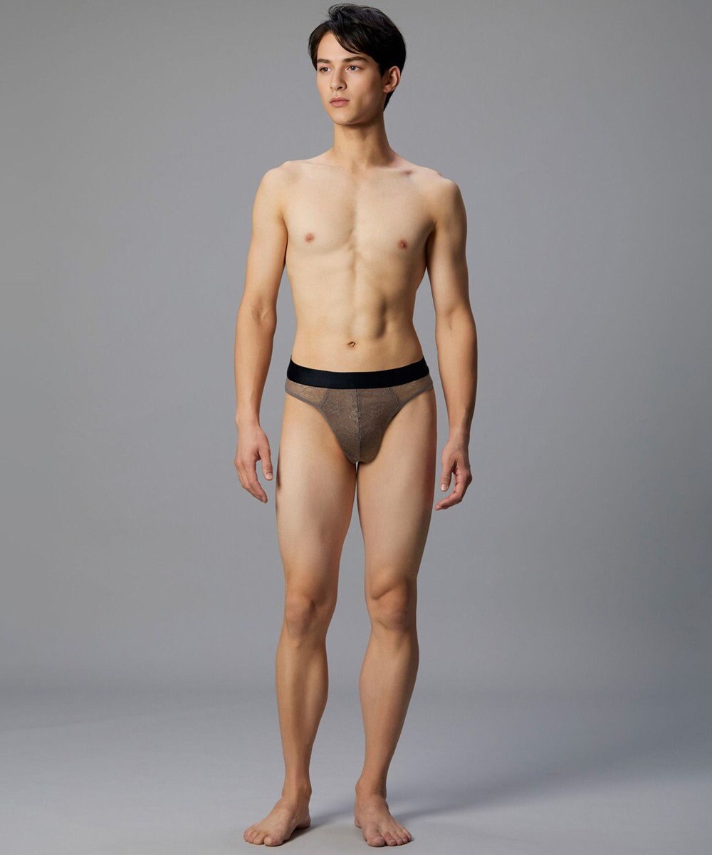 WACOAL MEN WACOAL MEN Tバック 【レースTバック】 通気性 フロント立体設計 前閉じ 下着 メンズ WF1832 /ワコールメン 