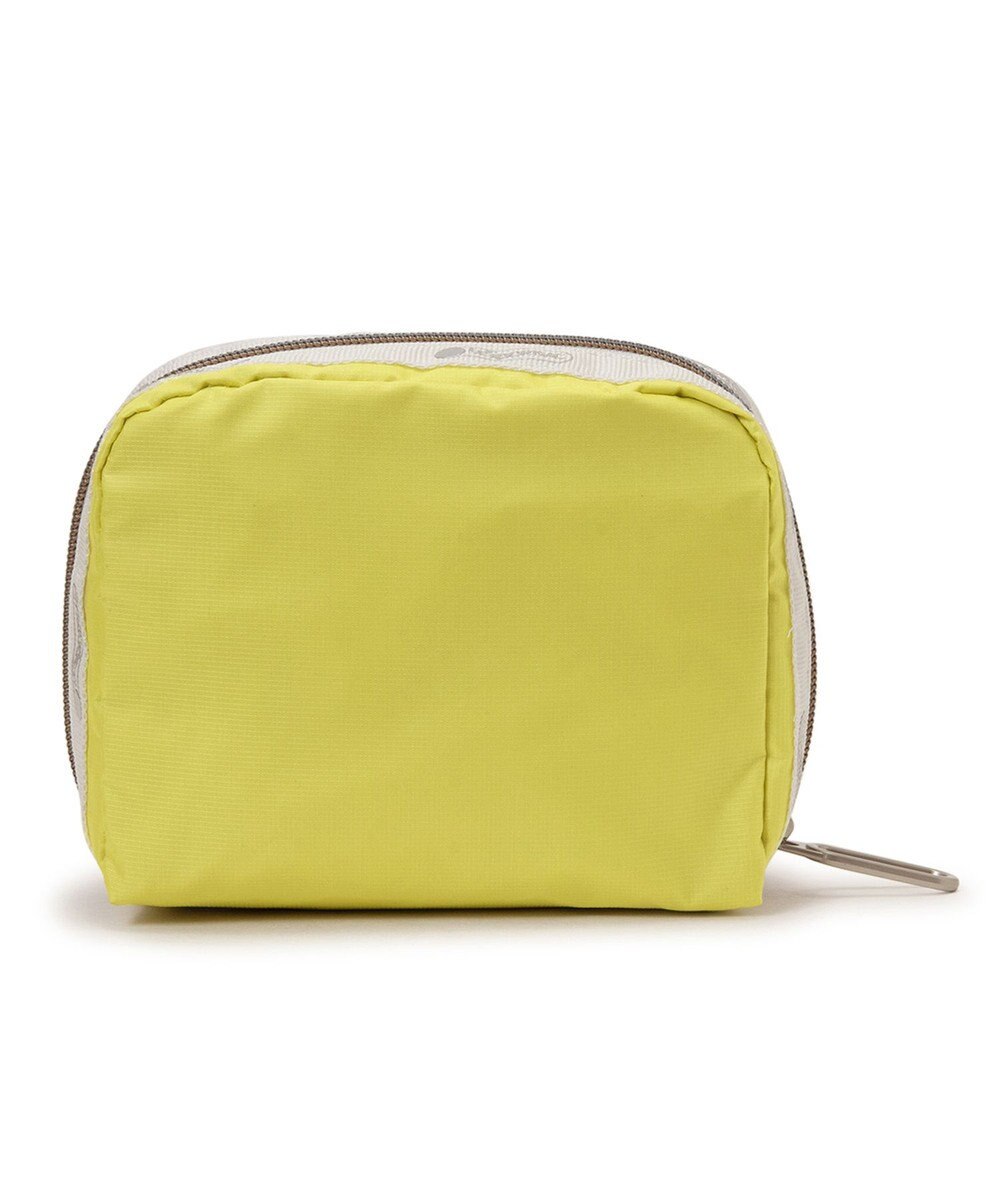 LeSportsac SQ ESSENTIAL COSMETIC/シルバーピンク/ライムライトC 